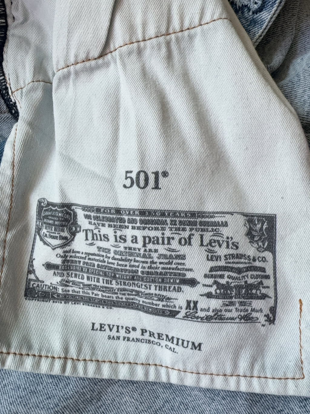 Vintage Levi Strauss & Co. Bottom (W32)