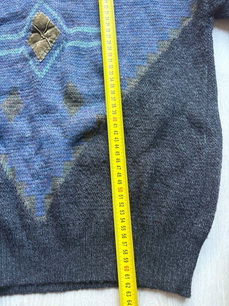 Vintage Schwab Hans Rudolf V-hals Trui L