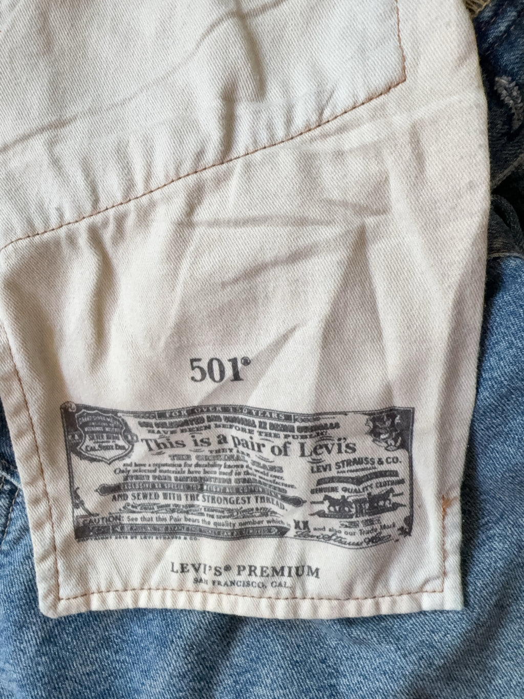Vintage Levi Strauss & Co. Bottom (W33)