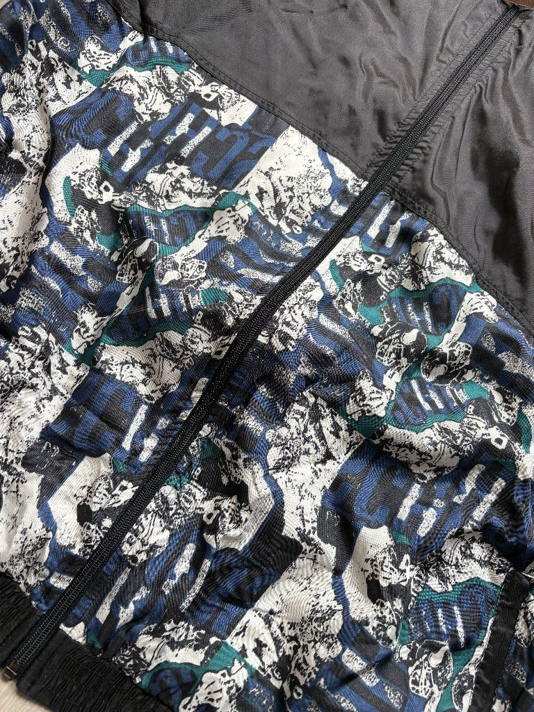 Vintage Leopard Windjack Zwart XXL