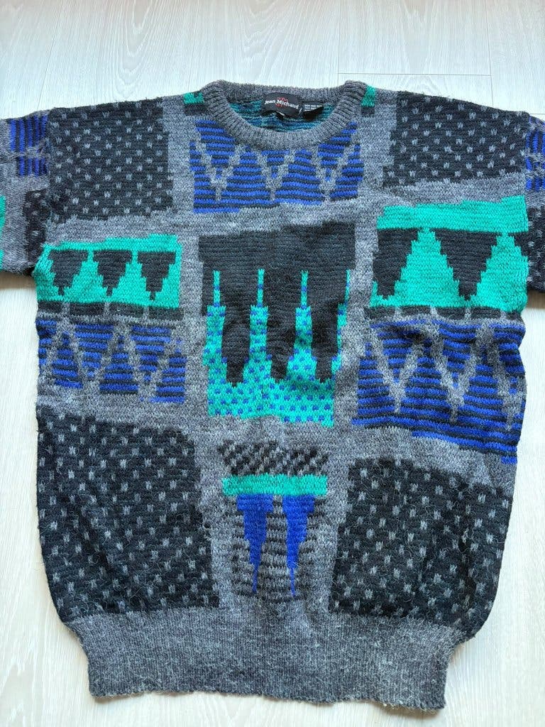 Vintage Jean Michaud Coogi Style Trui L