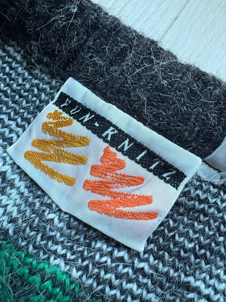 Vintage Fun-Knits Fair Isle Trui M