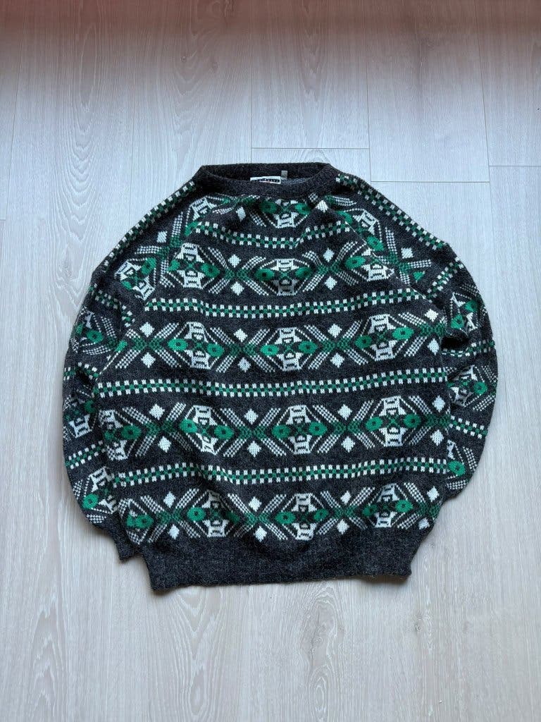 Vintage Fun-Knits Fair Isle Trui M