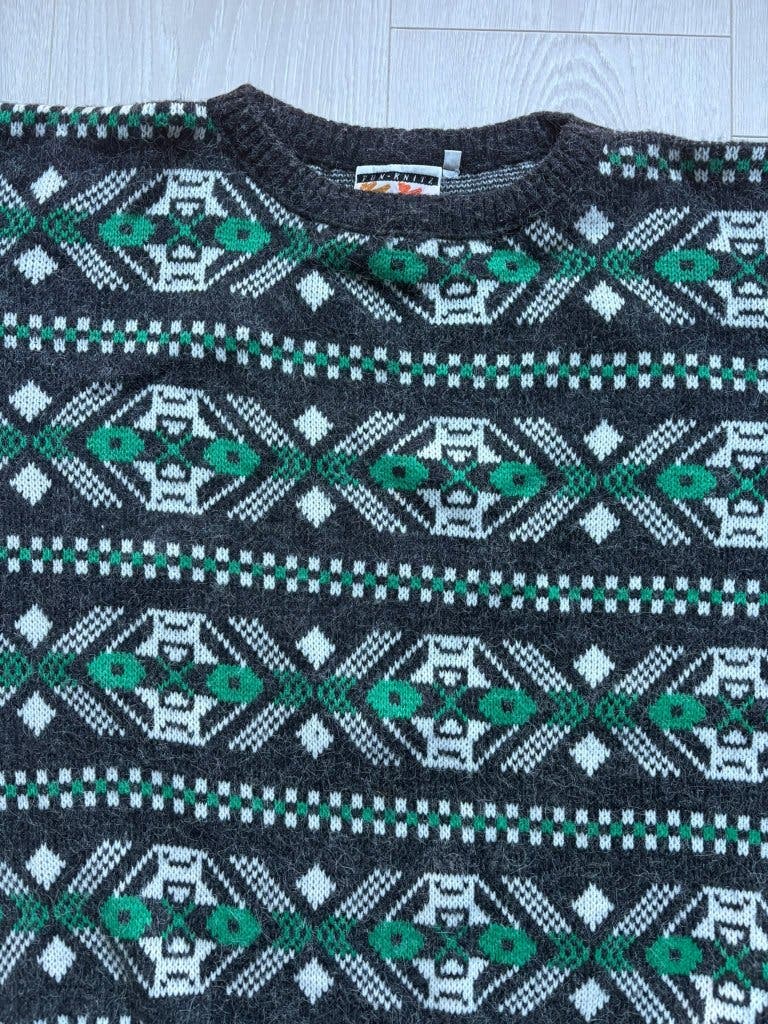 Vintage Fun-Knits Fair Isle Trui M