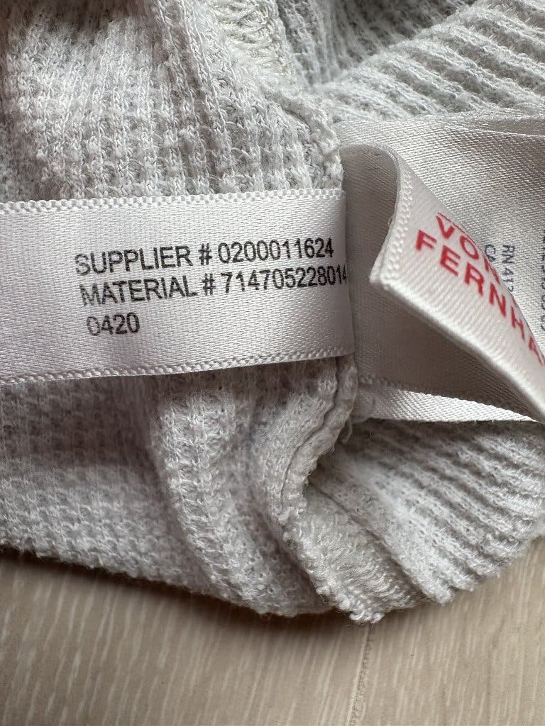 Polo Ralph Lauren Wafel Longsleeve Wit L