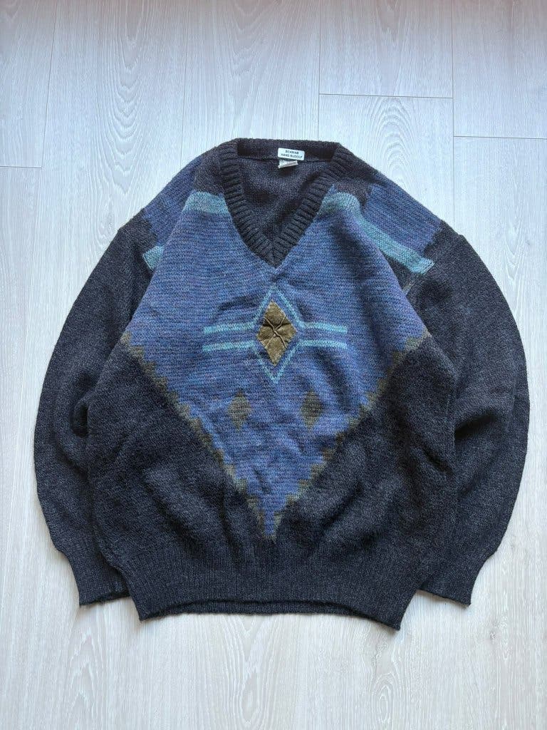 Vintage Schwab Hans Rudolf V-hals Trui L