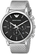 Emporio Armani AR1811 Men's Watch – Silver/Black, 41mm