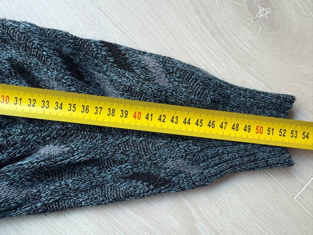 Vintage Gebreid Vest Groen L