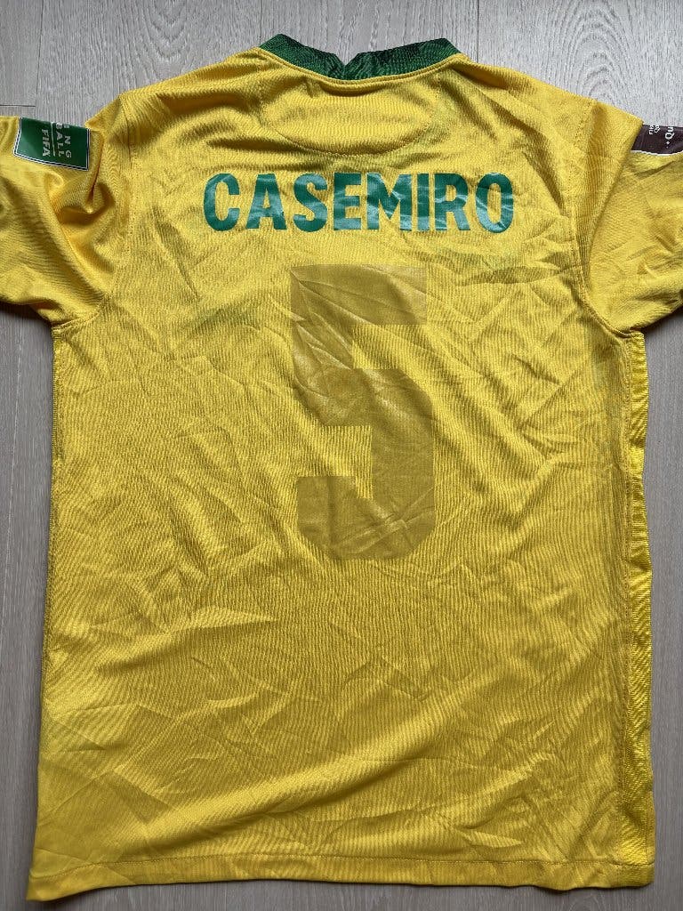 Nike Brazilië 2022 Thuisshirt Casemiro 5 S