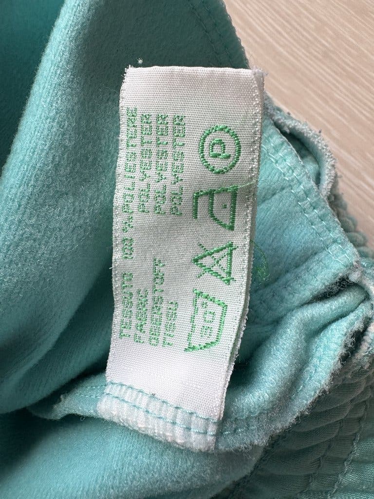 Vintage Diadora Trainingsjack Turquoise S