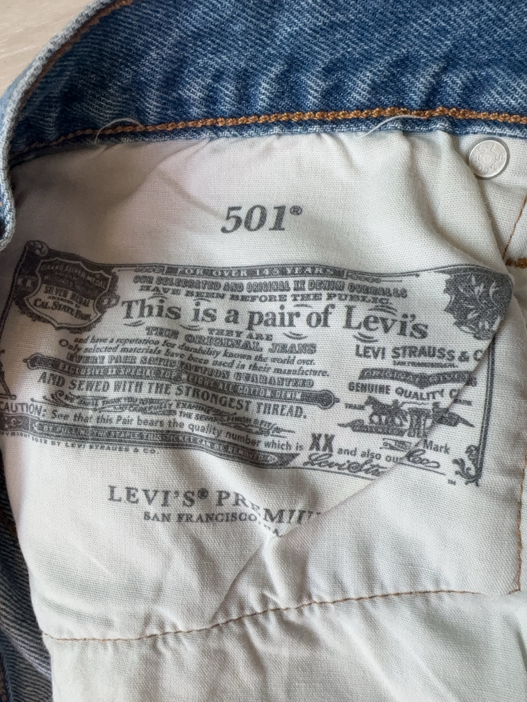 Vintage Levi Strauss & Co. Bottom (W32)