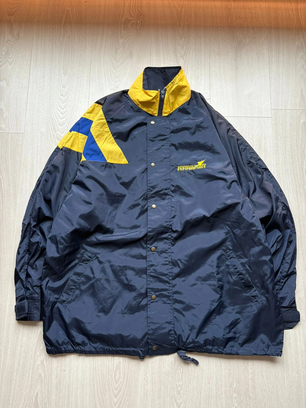 Vintage Flygvapnet Swedish Softshell Rain Jacket L