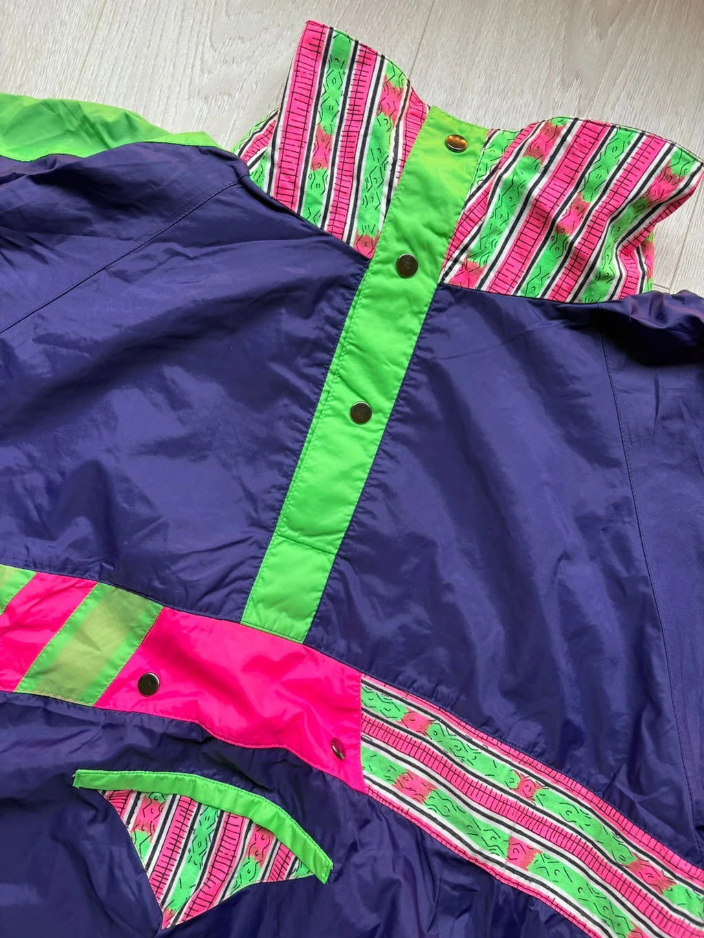 Vintage Funkt Poncho Softshell Rain Jacket L