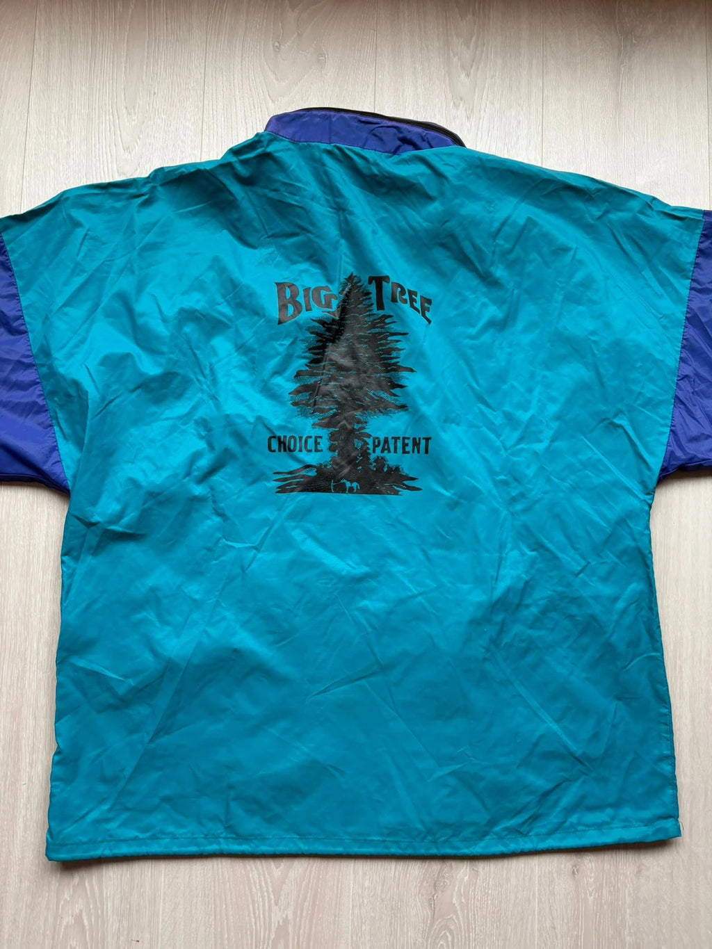 Vintage Big Tree Softshell Rain Jacket XL