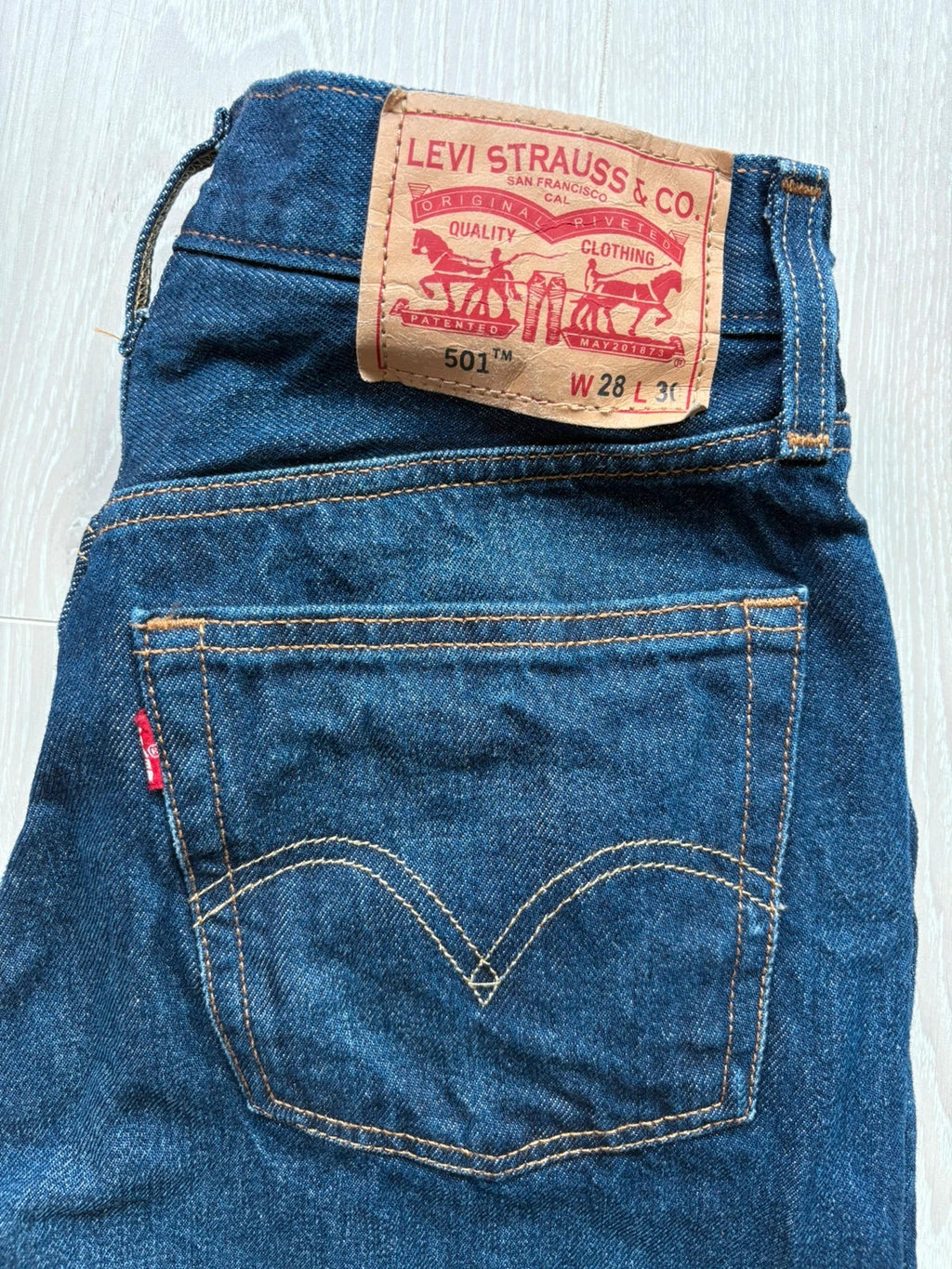 Levi's 501 Denim Shorts W28