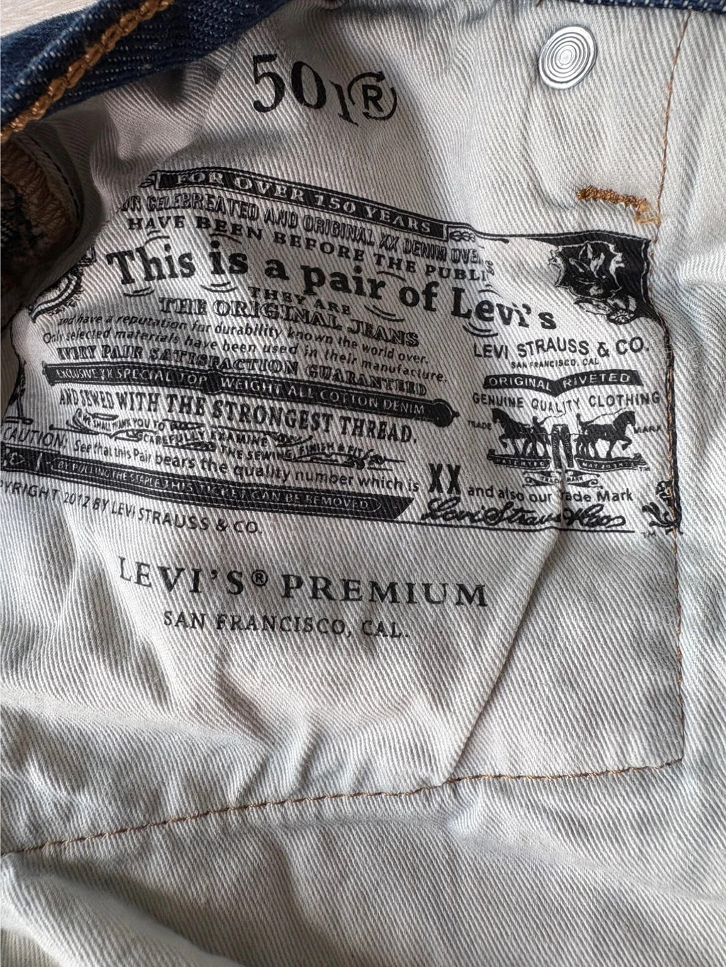 Levi's 501 Denim Shorts W28