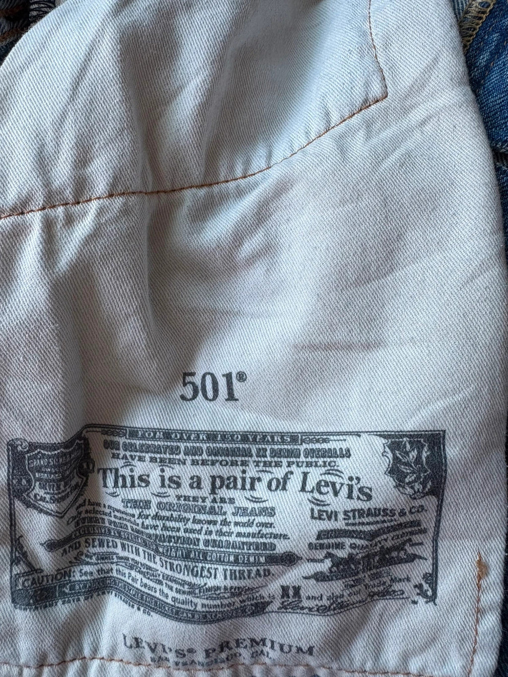 Levi's 501 Denim Shorts W3