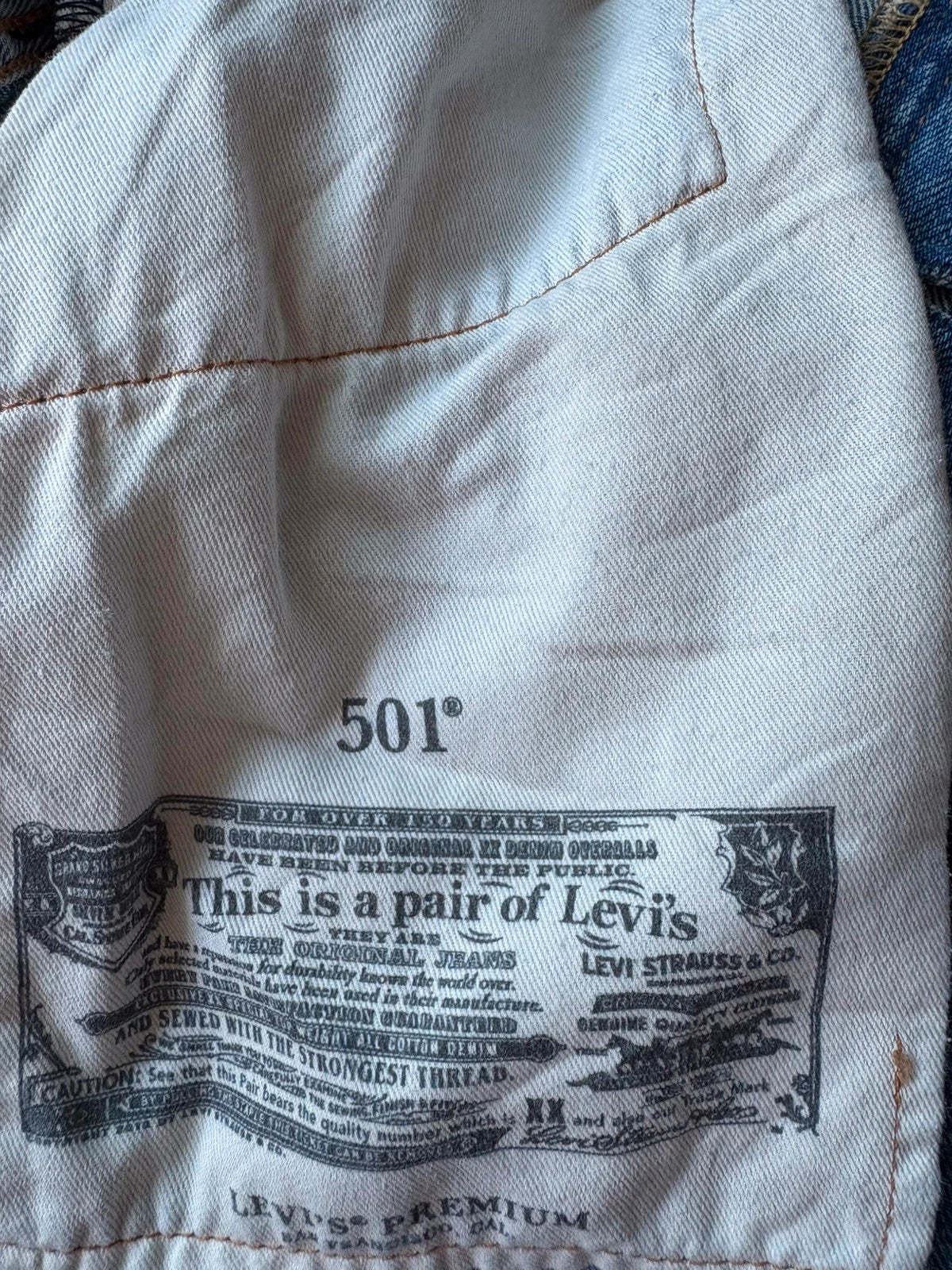 Levi's 501 Denim Shorts W3
