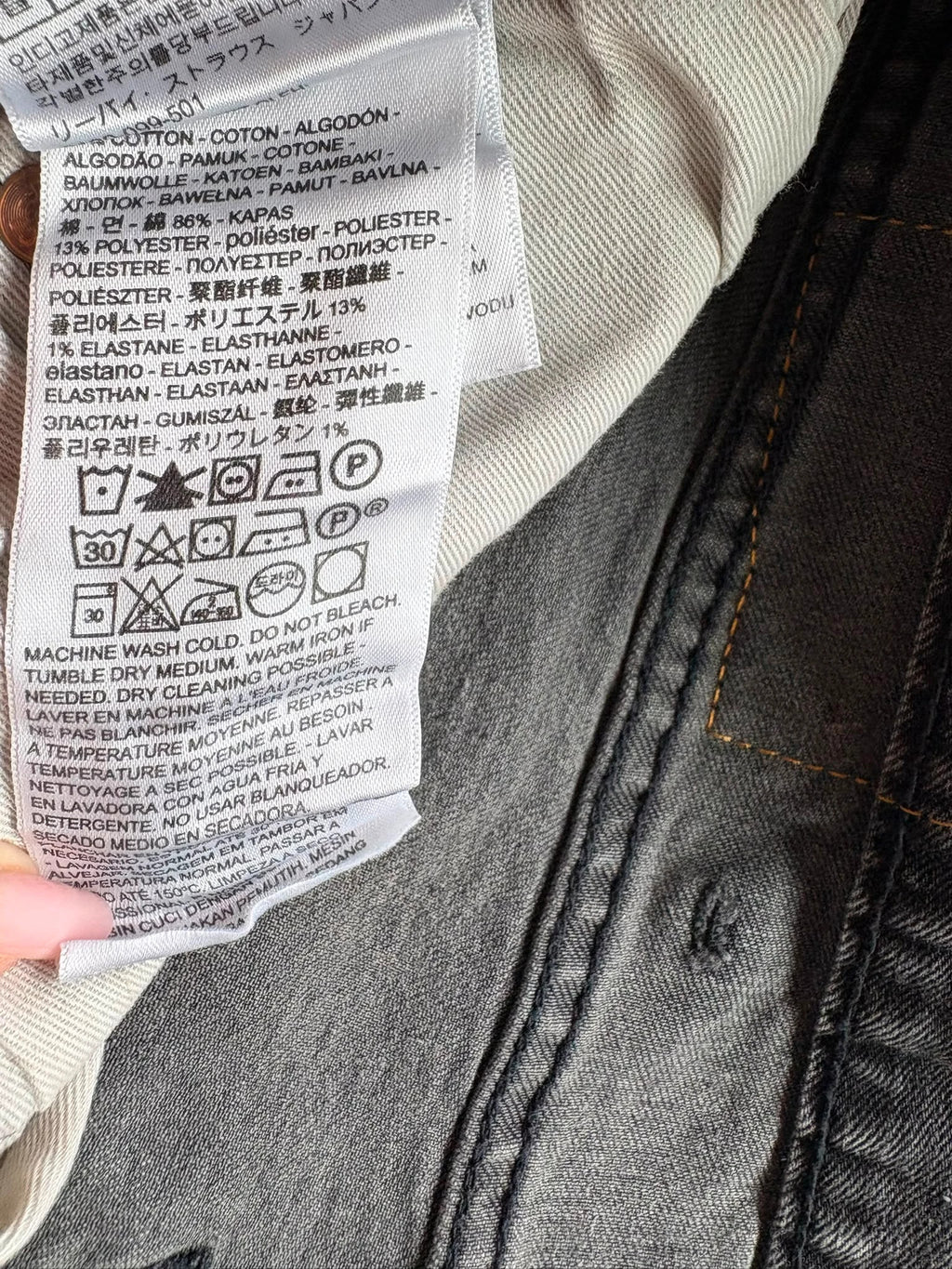 Levi's 501 Denim Jeans W46L34