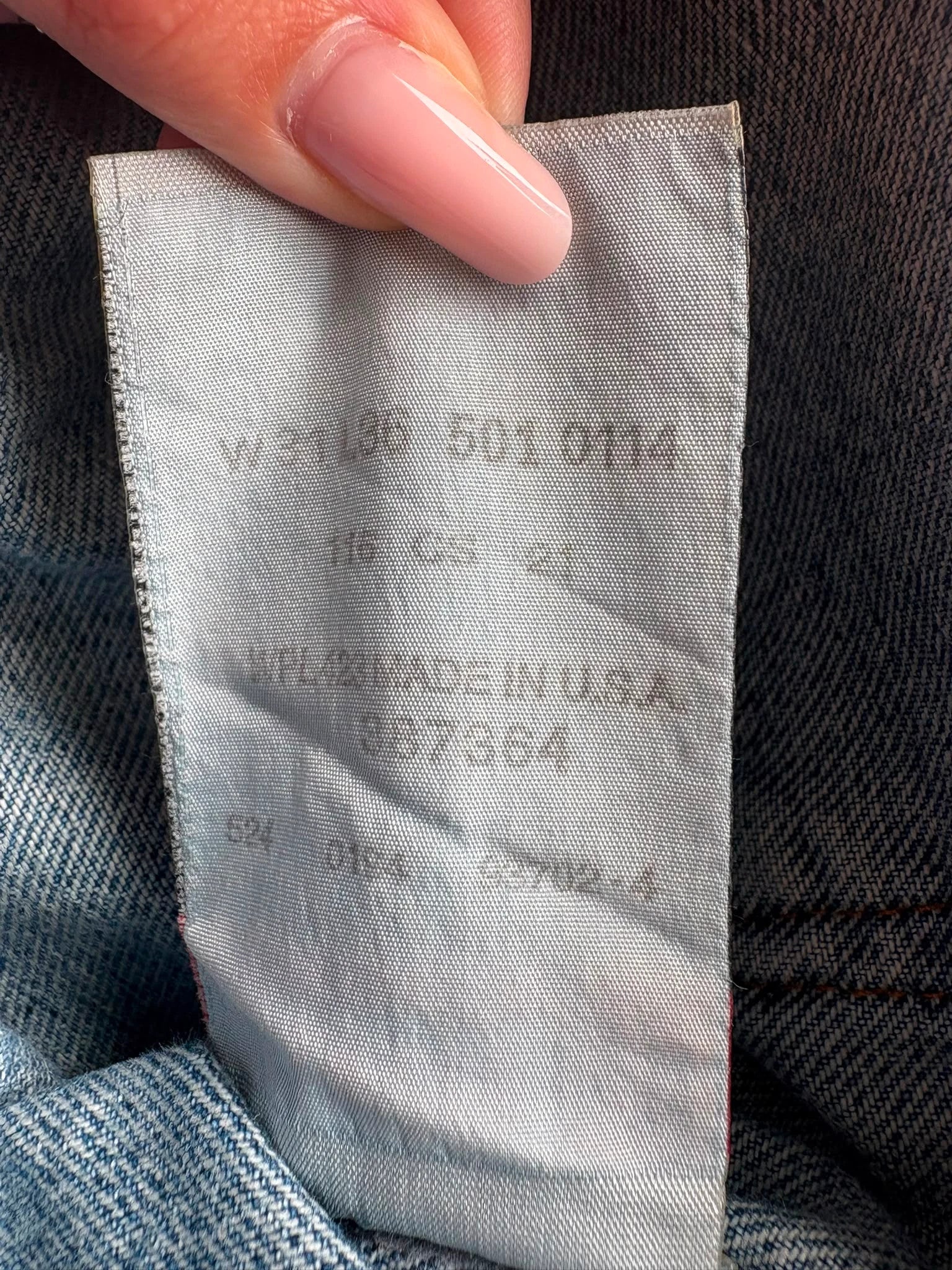 Levi's 501 Denim Jeans W31L36