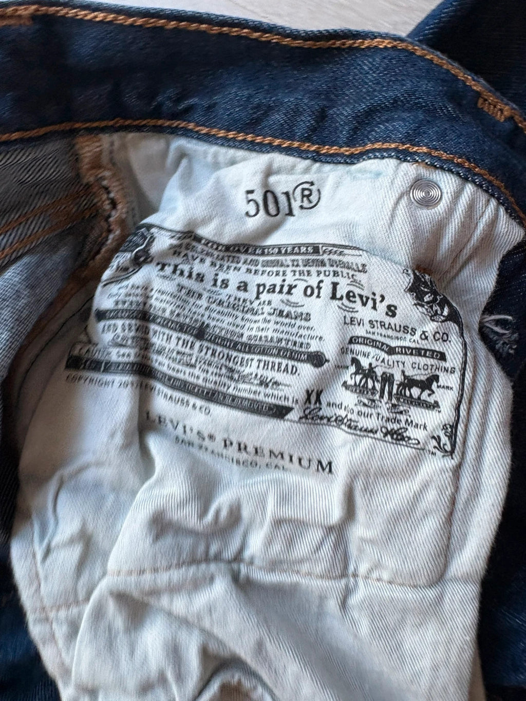 Levi's 501 Denim Shorts W28