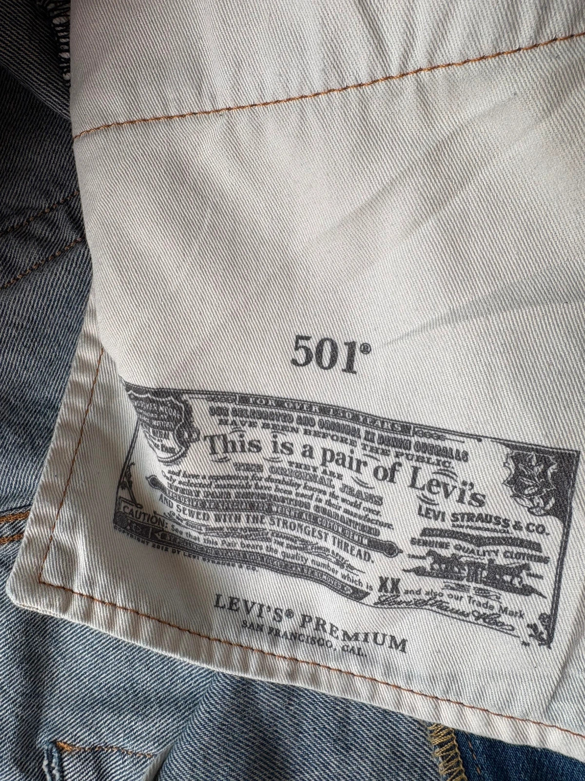 Levi's 501 Denim Shorts W38