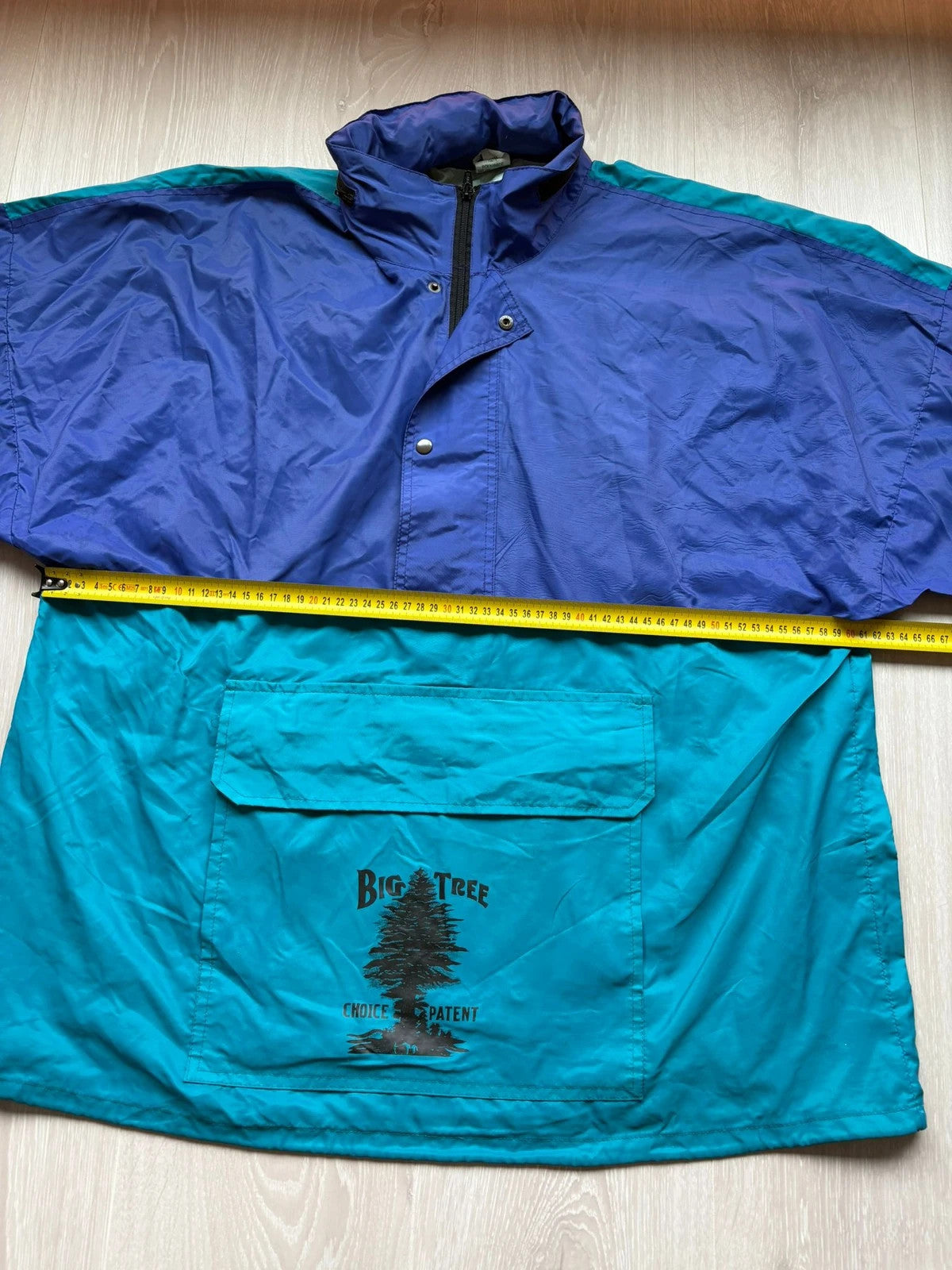 Vintage Big Tree Softshell Rain Jacket XL