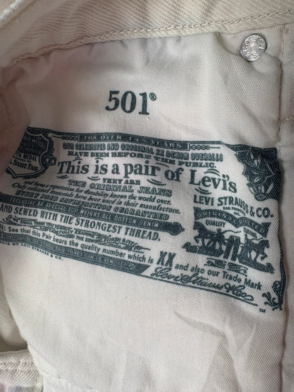 Levi's 501 Denim Shorts W25/XXS