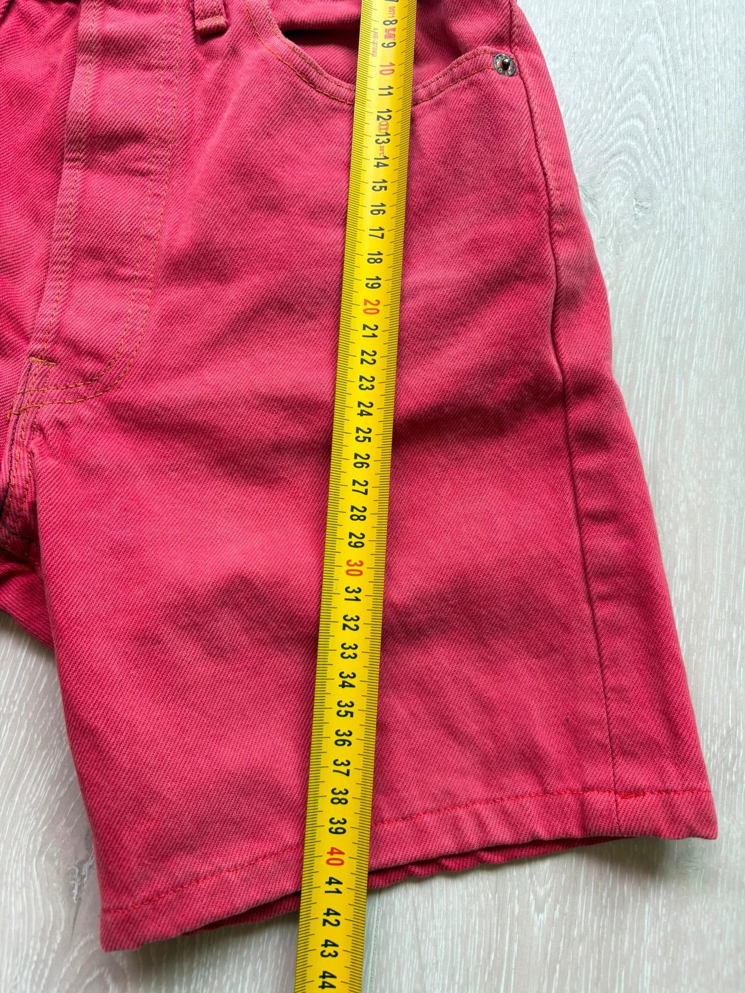 Levi's 501 Women's Red Denim Shorts W29