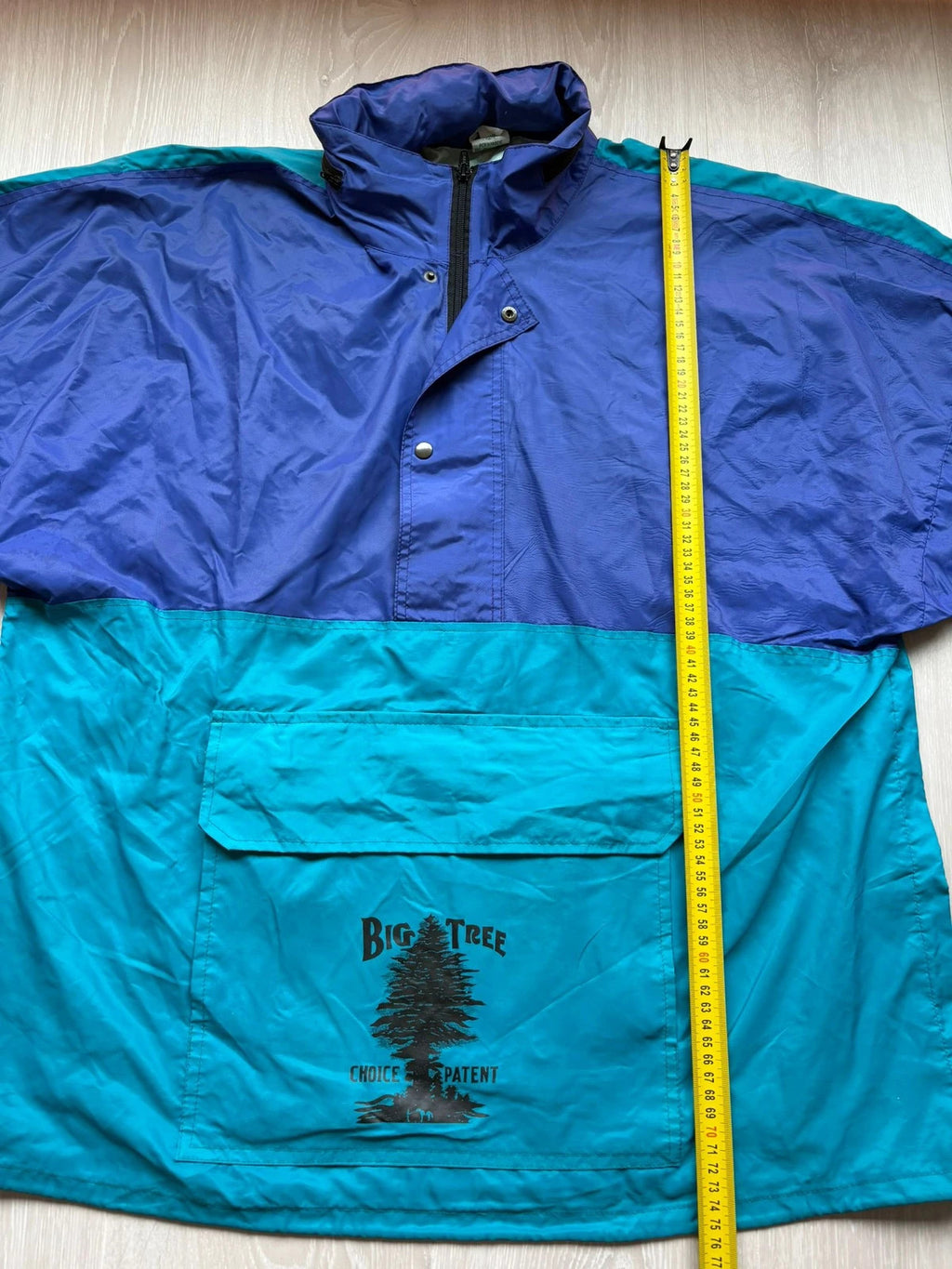 Vintage Big Tree Softshell Rain Jacket XL