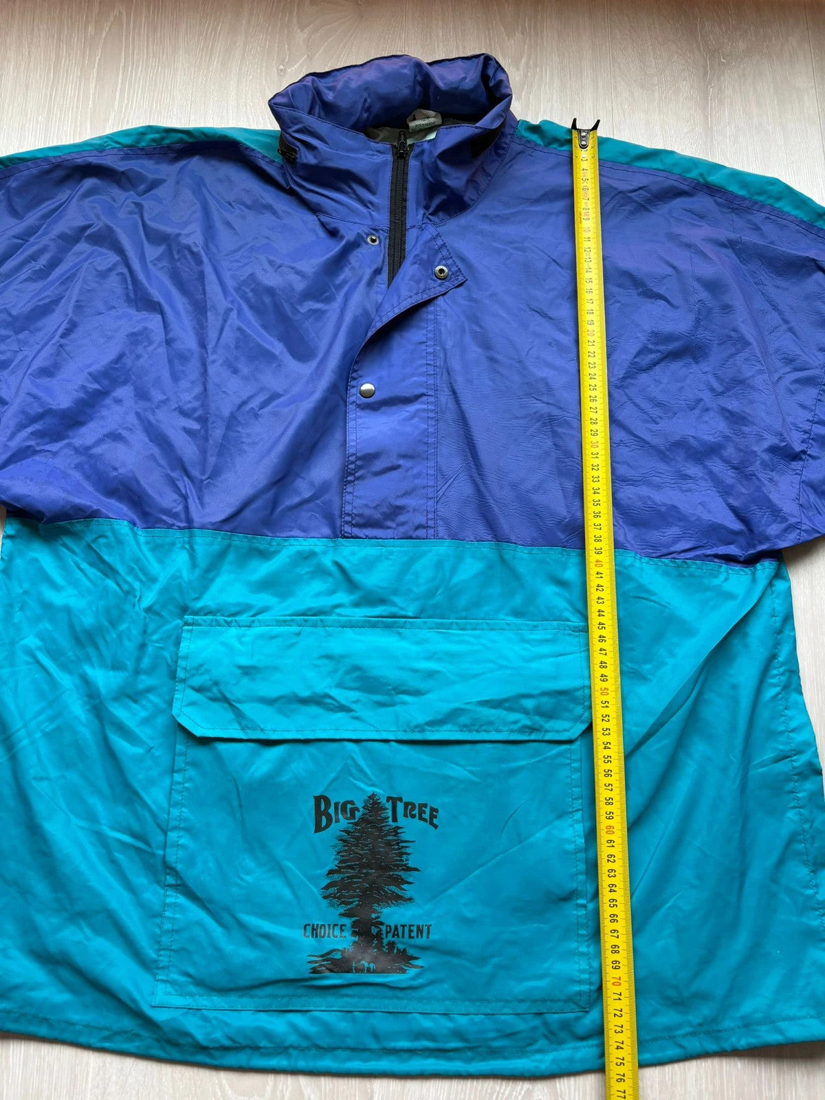 Vintage Big Tree Softshell Rain Jacket XL
