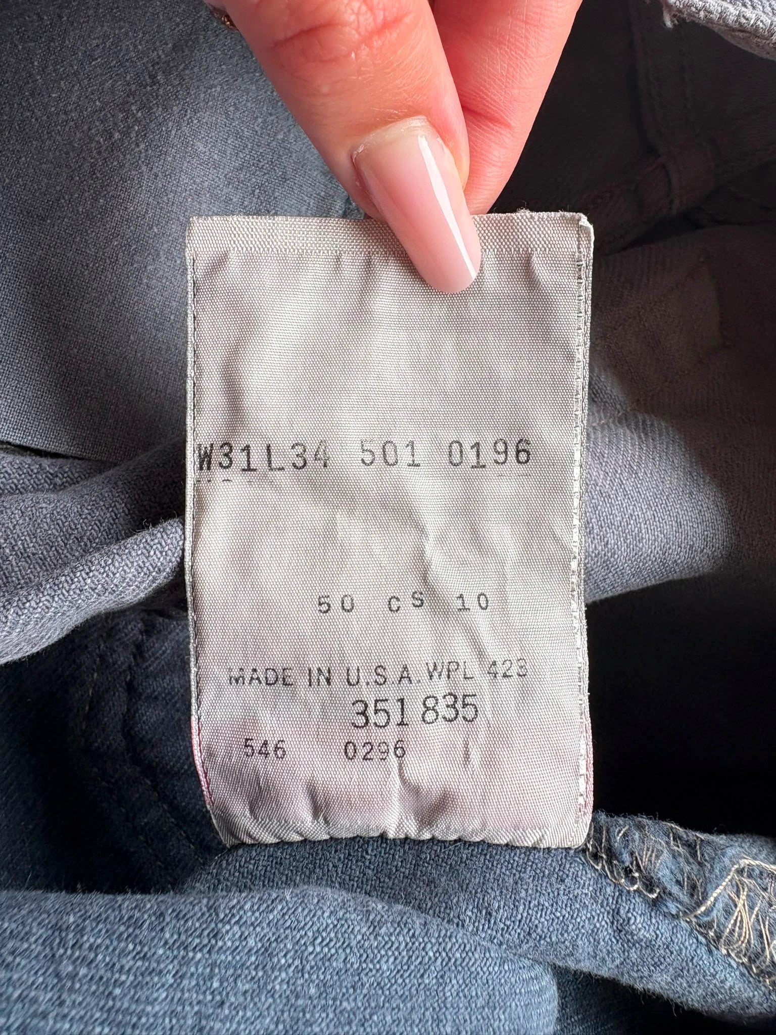 Levi's 501 Denim Jeans W31L34