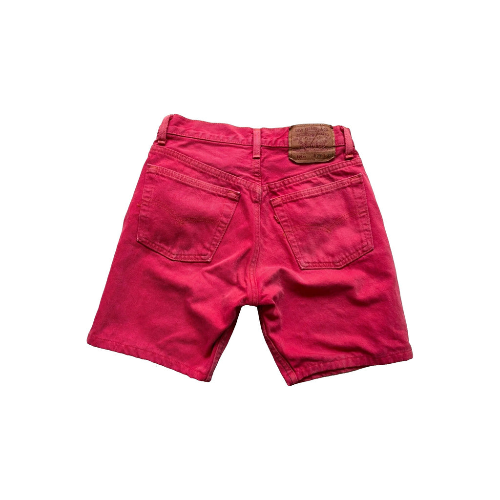 Levi's 501 Women's Red Denim Shorts W29 – foto 1